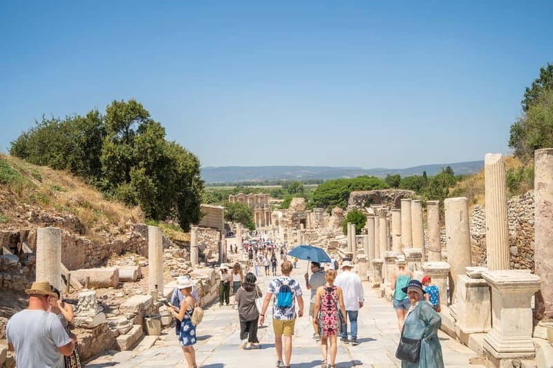 Kusadasi: Ephesus & House of Mary Small Group Tour w/Lunch - Basilica of St. John and the İsa Bey Mosque photo break