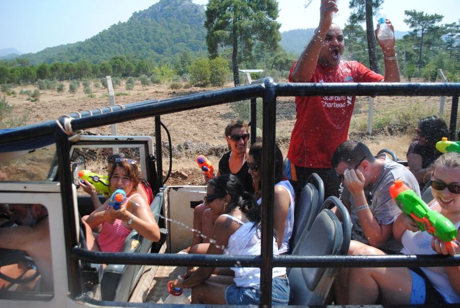 Kusadasi Jeep Safari w/ Lunch and Water Fight - Riding Into Dilek Peninsula National Park by Land Rover Jeep