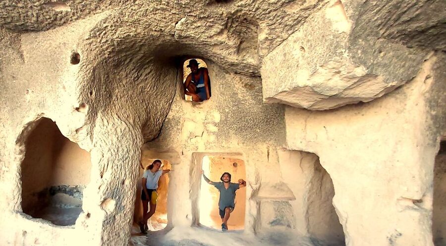 LET'S GO HİKİNG TO DİSCOVER CAPPADOCİA.. - Red and Rose Valleys: Cave Houses, Pigeon Houses, and Church Time