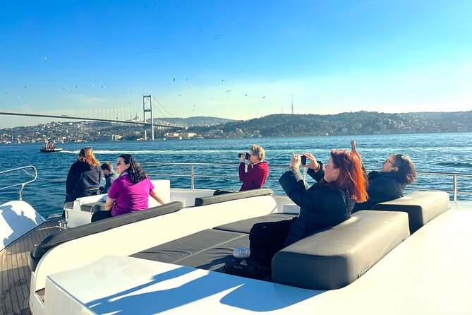 Luxury Bosphorus Yacht Tour – Asian Side Stop & Exploration - Çırağan Palace, Ortaköy Mosque, and the Bosphorus Bridge