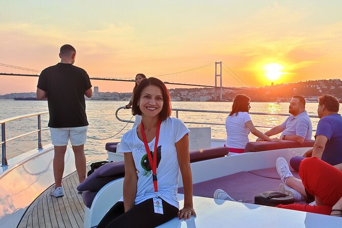 Luxury Sunset Yacht Cruise on the Bosphorus – Refresh & Relax - Dolmabahçe side and Ortaköy views, Europe’s showcase moments