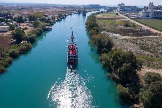 Manavgat River Cruise, Waterfalls and Market Tour from Side - The Boat Ride: decks for sun and shade, and a cruise that fits your mood