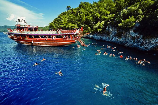 Marmaris Aegean Islands Boat Trip With Lunch & Unlimited Drinks - Aquarium Bay: clear water, short swim window, maximum payoff