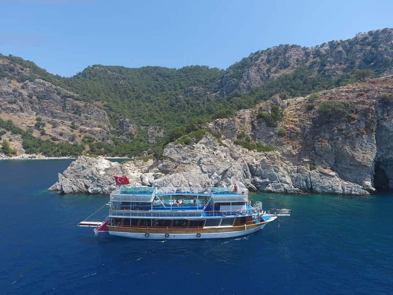 Marmaris: Boat Trip w/Lunch, ansfer & Unlimited Drinks - Kumluk Bay and Amos Bay: where relaxing beats rushing