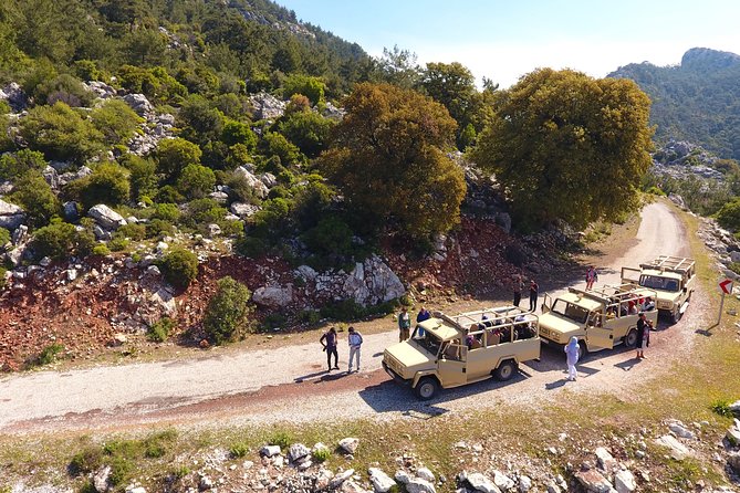 Marmaris: Jeep Safari, Turgut Waterfall, Jesus Beach w/Lunch - Key Points at a Glance
