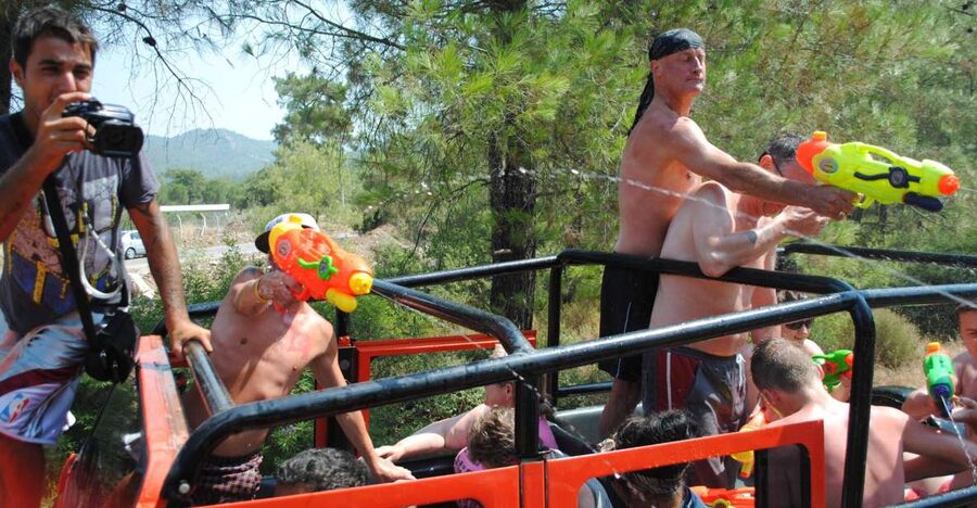 Marmaris Jeep Safari Water Fight, Colour and Foam Party - Key highlights worth knowing
