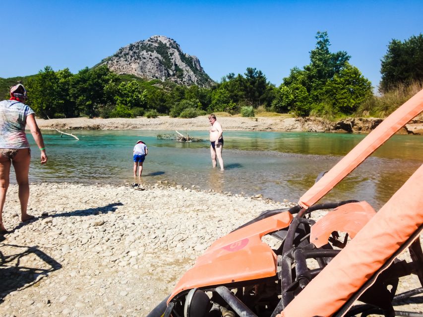 Marmaris: Off-Road Buggy Safari Adventure with Transfer - The swim stop, then the reality check on clothing