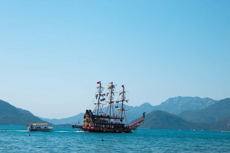 Marmaris: Pirate Boat Trip with Meal, Drinks and Transfer - Cennet Koyu: the sweet spot for photos and a 45-minute swim