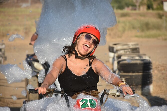 Marmaris Quadbike Safari with Water Battle - Mud, Dust, and What to Wear (Dust Goggles Are Not Included)