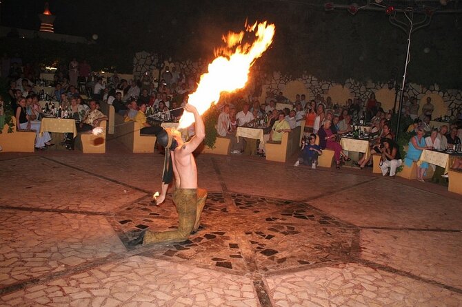 Marmaris Traditional Turkish Night With Dinner & Unlimited Drinks - How the evening flows, from pickup to dinner to the stage