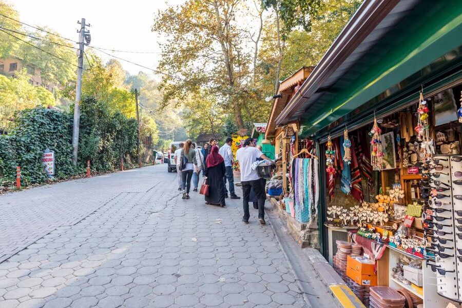 Marmaris Village Tour, Turgut Waterfalls and Mermaid Sand - Turgut wishing trees: ancient scale and a simple ritual