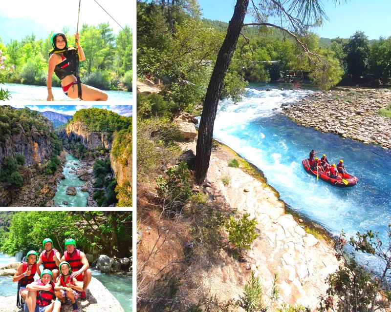 Mix Combo Adventure Tour: Zipline, River Rafting, Canyoning - Köprüçay River Rafting: Level 3 Medium Rapids Over 14 km