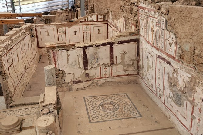 NO HIDDEN FEES Private Ephesus, Terrace Houses, St. John Basilica - Terrace Houses: Mosaics, Frescoes, and a Height Reality Check