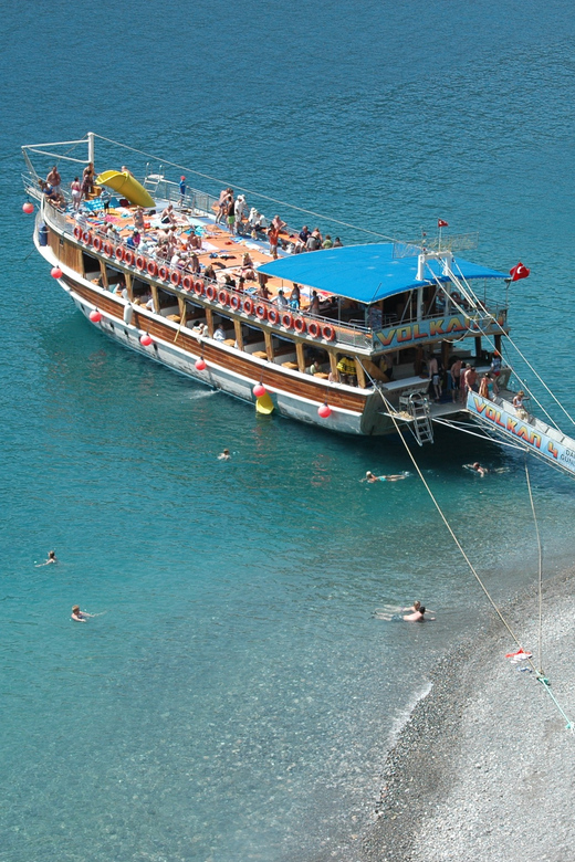 Oludeniz: 6-Island Boat Trip with Swim Stops and Lunch - Stop 2: Butterfly Valley, where cliffs, a waterfall, and beach time meet
