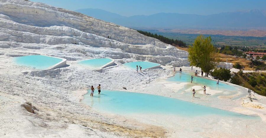 Pamukkale and Hierapolis Full-Day Guided Tour - Arriving in Pamukkale and Getting Your Bearings on the Terraces