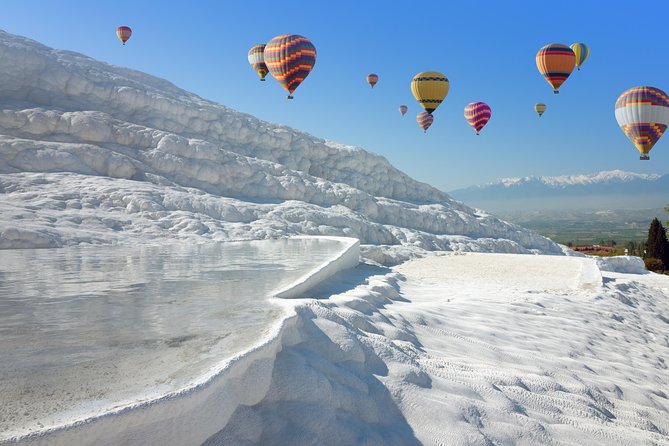 Pamukkale Hot Air Balloon Flight - Hierapolis ruins and the amphitheatre: connecting ancient shapes