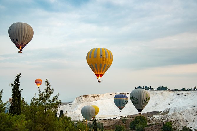 Pamukkale Hot Air Balloon Flight - The champagne toast and your flight certificate