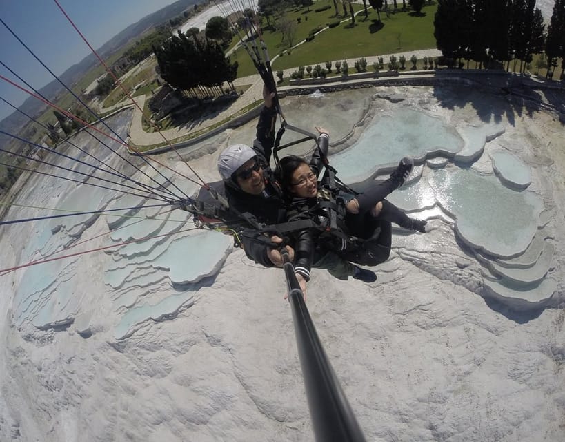 Pamukkale: Tandem Paragliding with Ancient Hierapolis Views - The tandem setup: what you actually do right before takeoff