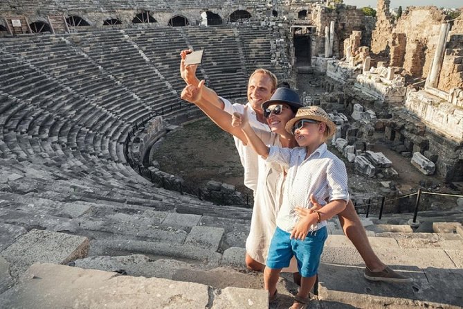Perge, Aspendos and Waterfalls Sightseeing Tour - Side’s ruins and the Roman bath museum: temples, agora, necropolis