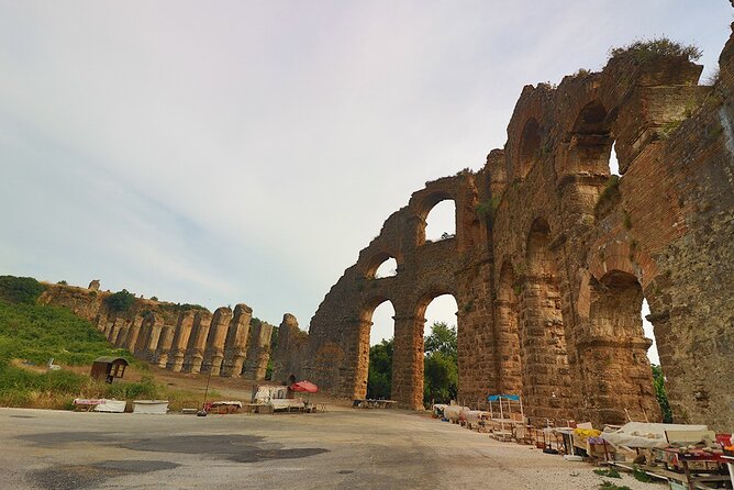 Perge Aspendos Aquaduct Side with Waterfall - Manavgat Waterfall stop: 30 minutes, best viewpoints, and tea gardens
