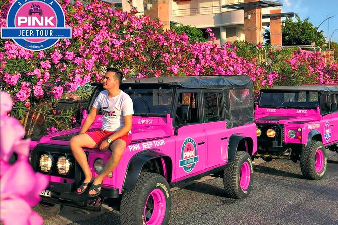 PINK JEEP TOUR - Alanya Jeep Safari - Stop 1, Dimcay River: Lunch by the Water and a Chilly Dip