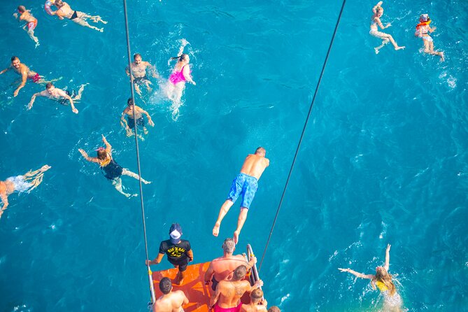 Pirate Adventure Cruise incl. Lunch from Side - Onboard Pirate Ship Fun, Games, and the Foam Party Scene