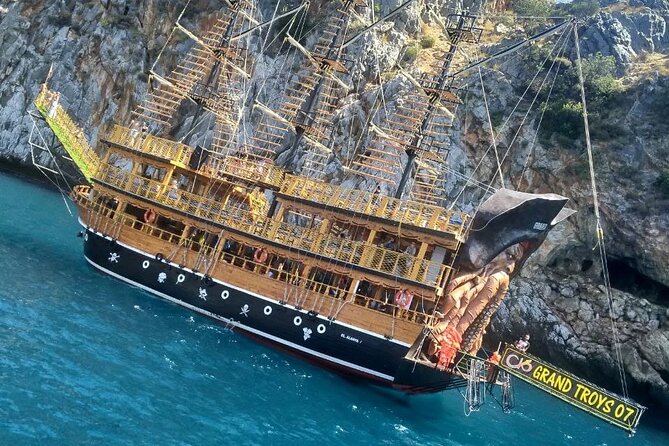 Pirate Boat Tour With Foam Party in Alanya - Stop 2: Alanya Sighting Breaks and More Swimming
