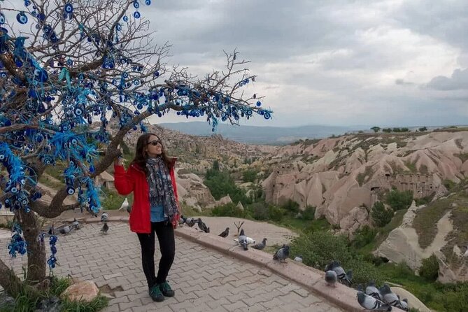 Private Red Tour with Pottery Workshop in Cappadocia - Uchisar Castle: high views with quick strategic context