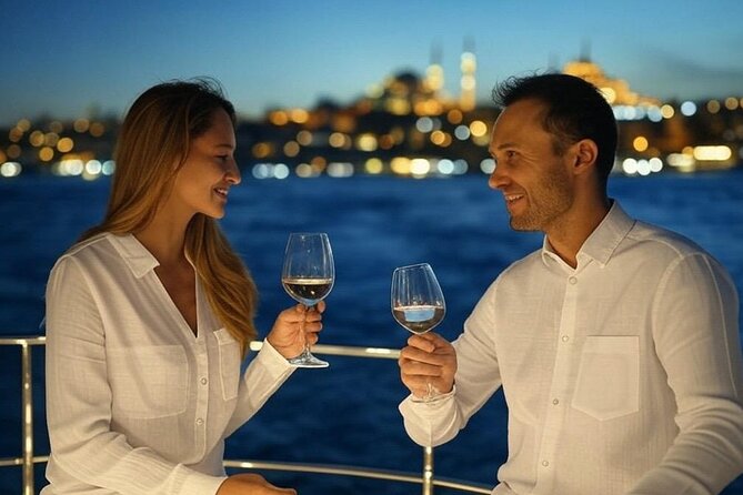 Romantic Night Cruise Live Violinist - Onboard vibe, violin music, and the included wine