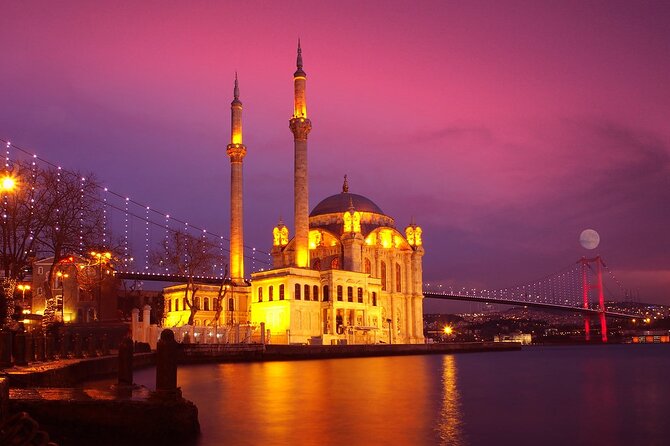 Romantic Night Cruise Live Violinist - The Bosphorus route: palaces and bridges from the water
