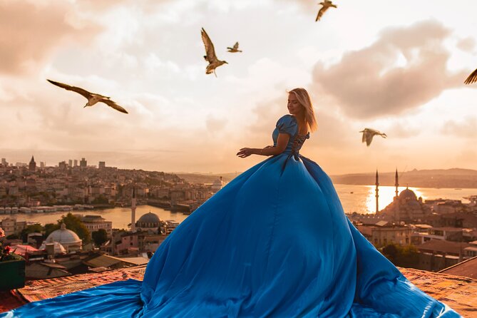 Rooftop Flying Dress Photo Shoot in Istanbul - Your 45 Minutes: How the Session Actually Runs