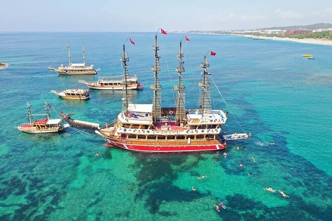 Side: Dolphin Island Boat Tour with Foam Party and Lunch - From Side pickup to your first swim, the day moves fast
