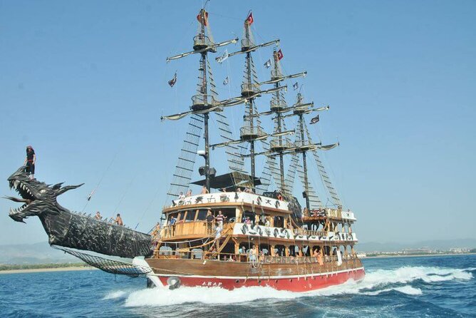 Side: Dolphin Island Boat Tour with Foam Party and Lunch - Manavgat Bosphorus swim break: where you get your sea legs