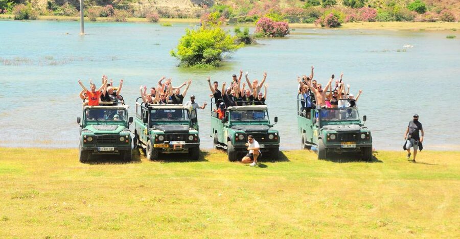 Side: Green Canyon and Waterfall Jeep Safari with Lunch - Side Hotel Pickup to the First Jeep Rules