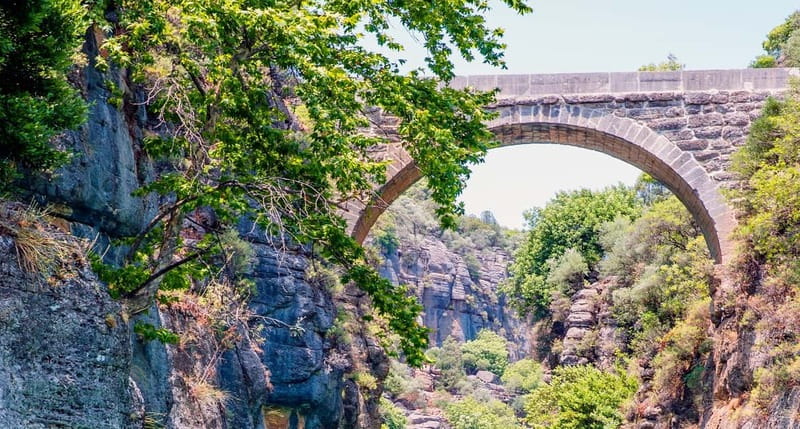 Side: Koprulu Canyon Whitewater Rafting with Lunch - Swim stops in spring water, plus a break in the action
