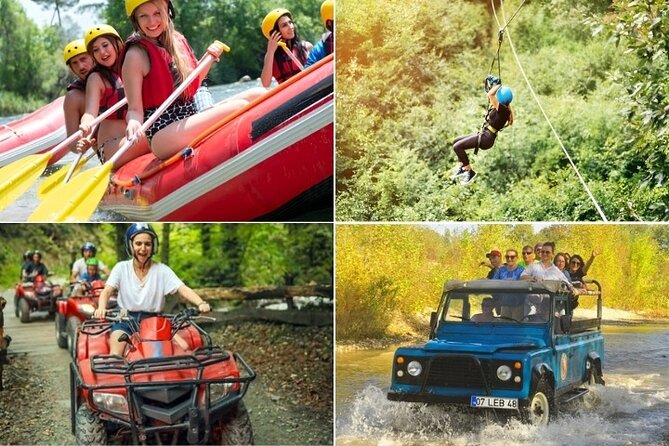Side / Manavgat : Combo Rafting , Buggy & Jeep & Zipline(4 in 1) - Side Manavgat 4-in-1 combo: what you are really buying