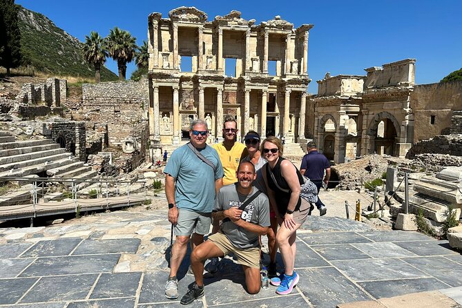 Small Group Ephesus and Virgin Mary Tour-Kusadasi Hotels and Port - Entering Ancient Ephesus with a guide from gate to gate