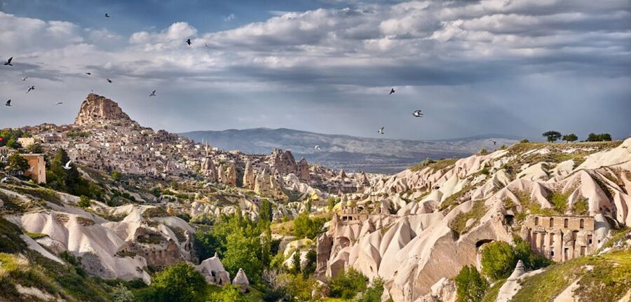 South Cappadocia Day Tour - Kaymakli Underground City - Red and Rose Valley hike plus Love Valley fairy chimneys