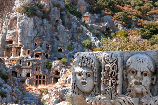 Sunken City Kekova Demre and Myra Day Tour from Kemer - Myra rock tombs: the real ancient punch of the day