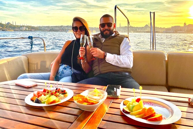 Sunset or Daytime Istanbul Guided Luxury Yacht Cruise with Snacks - Dolmabahçe Palace area: the grand Ottoman-modern contrast
