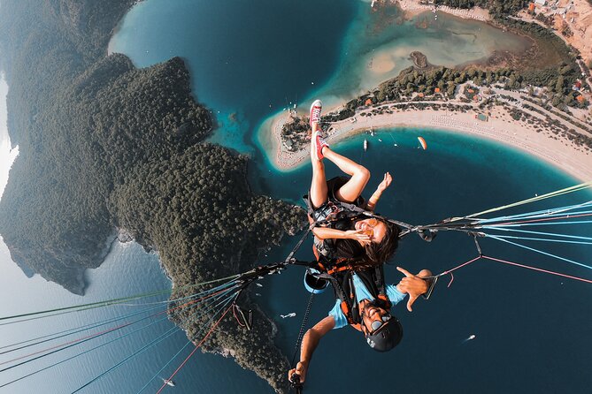 Tandem Paragliding Fethiye, Oludeniz - Takeoff on the Gentle Slope, Then 25 to 45 Minutes in the Air