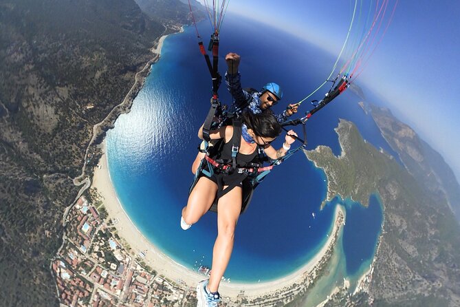 Tandem Paragliding Flight Experience Babadağ Mountain Fethiye - Stop 2: Oludeniz beach landing, plus coffee and your photo delivery