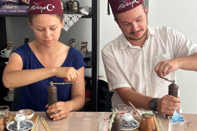 Turkish Coffee on Sand Workshop: Gift Set - How to Plan Your Timing in Antalya Old Town