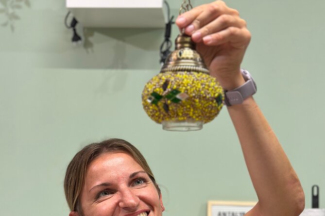 Turkish Mosaic Lamp Workshop in Antalya Near Old Town - The mosaic history part, and why it is more than a lecture