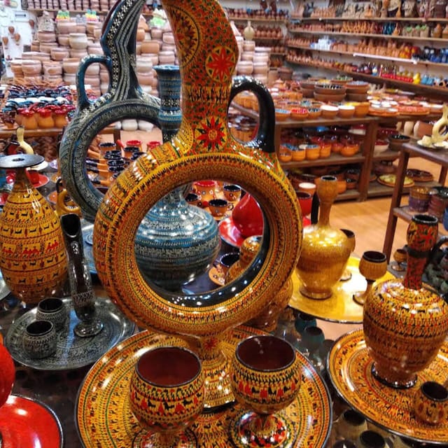 Visit to Cappadocia ceramic workshop and carpet store - Pottery workshop time: local clay, family skill, and short lessons